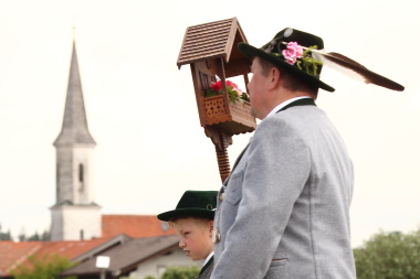 Trachtenverein D'Abergler Föching Trachtenfest Mai 2025 in Baiernrain 